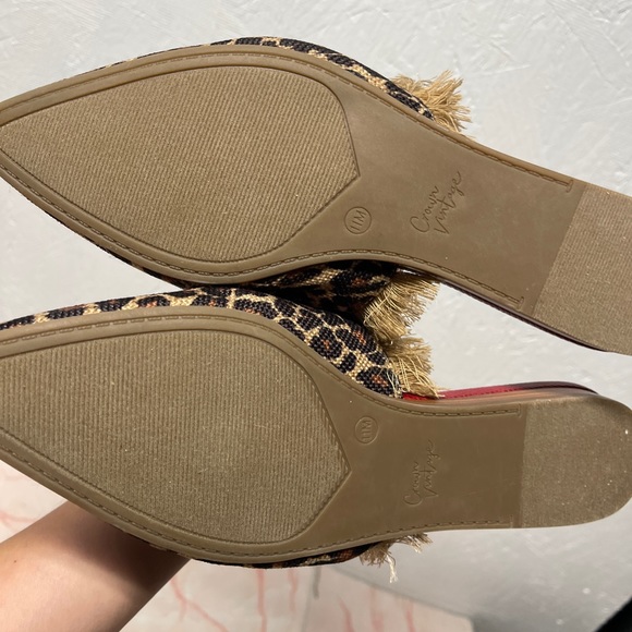 Crown vintage Emmereth Mule animal print 11M - Picture 4 of 7